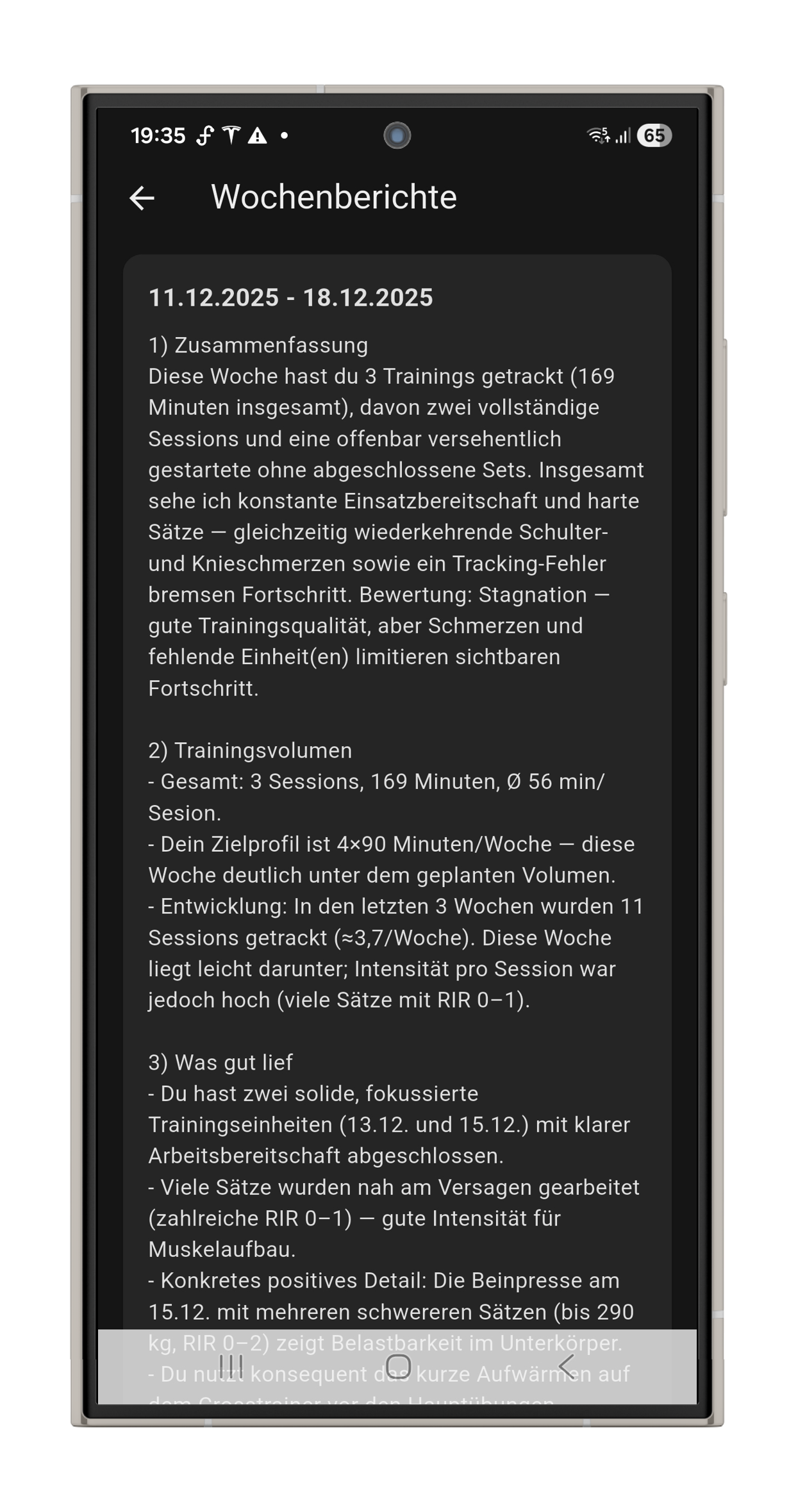 Coach-Feedback